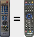 Comandament a dist&agrave;ncia substitut de BSV4285I