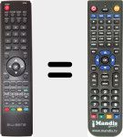 Comandament a dist&agrave;ncia substitut de RC036