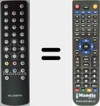 Comandament a distància substitut de WebTV-2