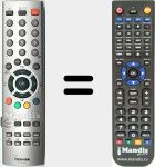 Comandament a dist&agrave;ncia substitut de CT-90126