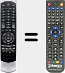 Comandament a dist&agrave;ncia substitut de CT-90369