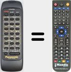 Comandament a distància substitut de EUR643804