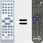 Comandament a distància substitut de EUR7711010