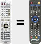Replacement remote control for EUR7722X90
