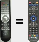 Comandament a distància substitut de RS8100HD