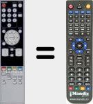 Comandament a dist&agrave;ncia substitut de NF000UD