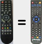 Comandament a dist&agrave;ncia substitut de LT32GY680EBH