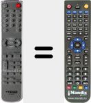 Comandament a distància substitut de HT-R405