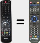 Comandament a dist&agrave;ncia substitut de HTRD06A (0118020370)