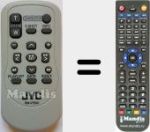 Comandament a dist&agrave;ncia substitut de RMV750U (LY21524002CML)