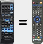 Comandament a dist&agrave;ncia substitut de RC-R0510