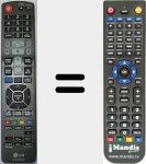 Comandament a dist&agrave;ncia substitut de AKB74095501