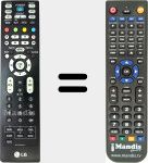 Comandament a distància substitut de LD73A (MKJ32022813)