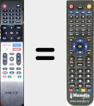 Comandament a dist&agrave;ncia substitut de 55MUB5010