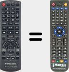 Comandament a dist&agrave;ncia substitut de N2QAYB000637