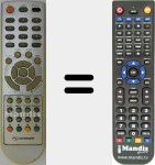 Comandament a distància substitut de NITIA2259DVD-USBSD