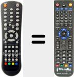 Comandament a dist&agrave;ncia substitut de REMCON571