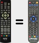 Comandament a dist&agrave;ncia substitut de RC-02-B