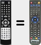 Comandament a dist&agrave;ncia substitut de NVR7030TDXT19