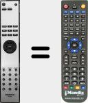 Comandament a dist&agrave;ncia substitut de RC-822C