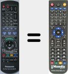 Comandament a dist&agrave;ncia substitut de N2QAYB000338