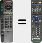 Comandament a distància substitut de EUR511211