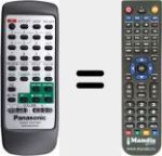 Comandament a dist&agrave;ncia substitut de N2QAGB000006