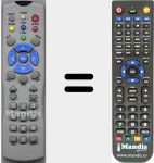 Comandament a dist&agrave;ncia substitut de ST5500