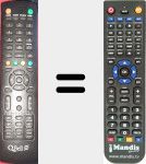 Comandament a distància substitut de QT49K02