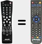 Comandament a dist&agrave;ncia substitut de RC 2526 / 01 (482221910707)