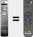 Comandament a dist&agrave;ncia substitut de RC431001S (242254900487)