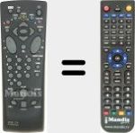 Comandament a dist&agrave;ncia substitut de RC8X03NX