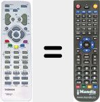 Comandament a distància substitut de RCT 311 AC 1 (21361180)