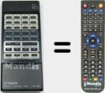 Comandament a dist&agrave;ncia substitut de RD-105u