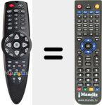 Comandament a dist&agrave;ncia substitut de REMCON249