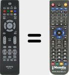 Comandament a dist&agrave;ncia substitut de 313923814201 (RM719C)