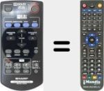 Comandament a distància substitut de RRMCGA178AWSA