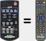 Comandament a distància substitut de RRMCGA235AWSA