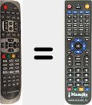 Comandament a distància substitut de S-HD910