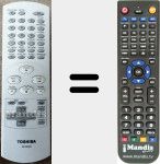 Comandament a dist&agrave;ncia substitut de SE-R0090 (6711R2N082A)