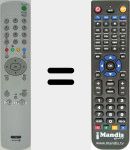 Comandament a distància substitut de RM947 (147861421)