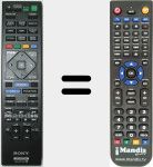 Comandament a dist&agrave;ncia substitut de RM-ADP120 (149277711)