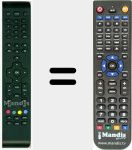 Comandament a dist&agrave;ncia substitut de RC209470201