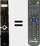 Comandament a dist&agrave;ncia substitut de GA588WJSA (RRMCGA588WJSA)