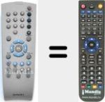 Comandament a dist&agrave;ncia substitut de Tele Pilot 92 V