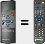 Comandament a dist&agrave;ncia substitut de TP 710 (296220590900)