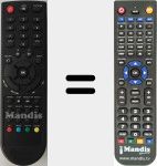 Comandament a distància substitut de MultiMediaStation1080P-1TB (MultiMediaStation)