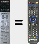 Comandament a dist&agrave;ncia substitut de RAV503 (ZF270100)