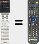 Comandament a dist&agrave;ncia substitut de RAV472 (ZA238200)