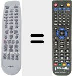 Comandament a dist&agrave;ncia substitut de 97P1RA2JA1